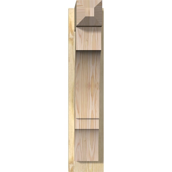 Balboa Craftsman Rough Sawn Outlooker, Douglas Fir, 6W X 16D X 28H